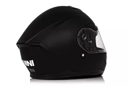 Vini Aero full face motociklistička kaciga, crna mat, XS-5