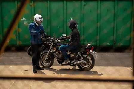 Vini Aero motociklistička kaciga za cijelo lice, mat crna L-16
