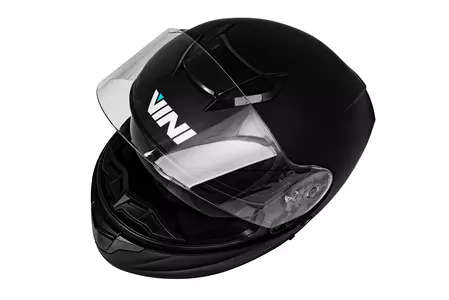 "Vini Aero" integralinis motociklininko šalmas juodas matinis XL-7