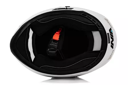 Integraler Helm Integralhelm Vini Aero weiß glänzend XS-12