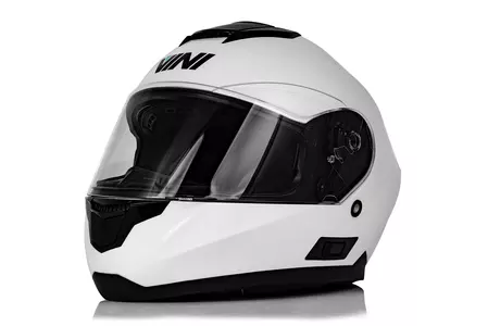 Integraler Helm Integralhelm Vini Aero weiß glänzend XS-2