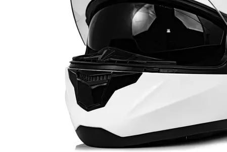 Vini Aero full face motociklistička kaciga, bijela sjajna, XS-9