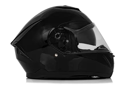 "Vini Aero" integralinis motociklininko šalmas blizgiai juodas XS-4