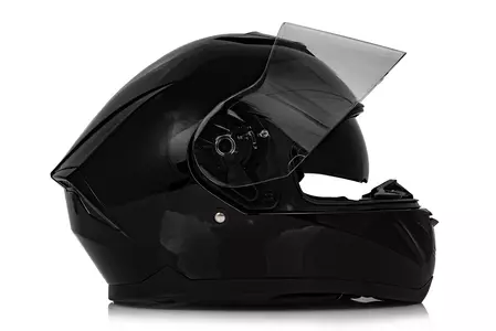 "Vini Aero" integralus motociklininko šalmas blizgiai juodas M-3