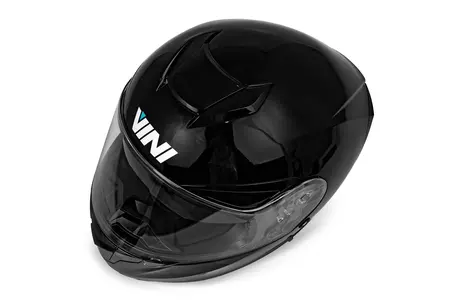 Интегрална каска за мотоциклет Vini Aero, черна, гланцова XL-7