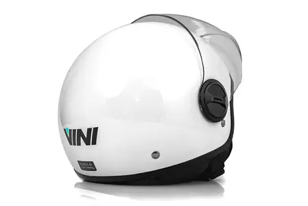 Offener Helm Vini Bazz weiß glänzend XL-5