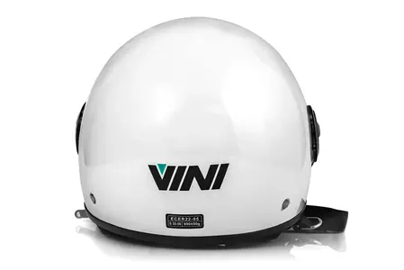 Offener Helm Vini Bazz weiß glänzend XL-6