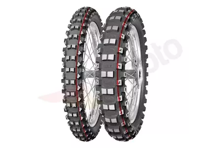 Predná pneumatika Mitas Terra Force MX-MH Medium/Hard 60/100-14 29M TT červená/zelený pruh DOT 2022 - 2000026044101