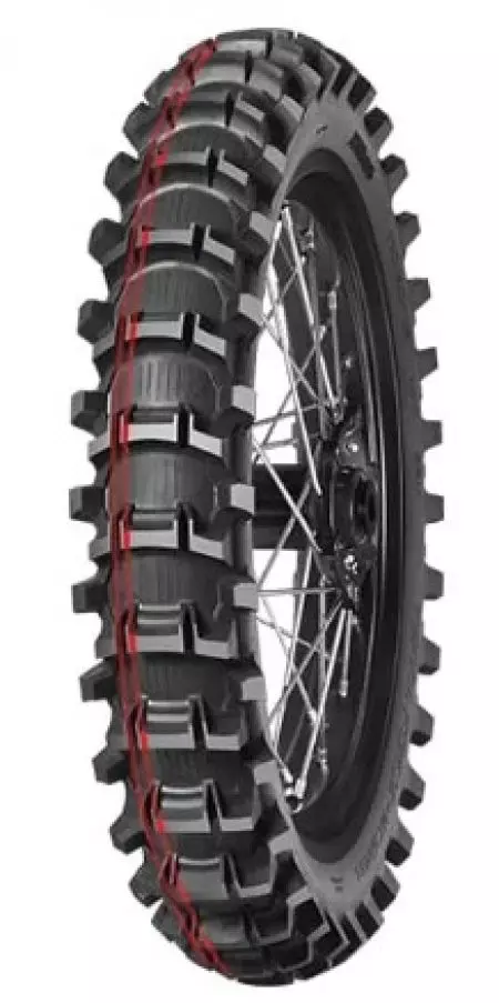 Mitas Terra Force MX-Sand 110/90-19 62M TT double bande rouge pneu arrière DOT 2022 - 70000936