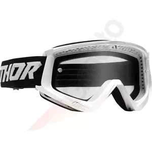 Thor Combat Motorradbrille Cross/Enduro weiß/schwarz - 2601-2702