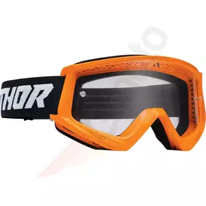 Óculos de proteção Thor Combat para motos de enduro cross laranja preto-1