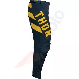 Pantalon de cross/enduro Thor Pulse Vapor bleu marine/jaune 36-3