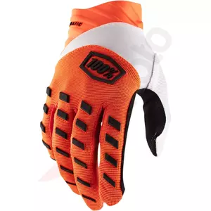 Handschuhe 100% Prozent Airmatic orange/weiß XL - 10000-00023