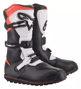 Alpinestars Tech T preto/branco/vermelho sapatos de cross/enduro 8-1