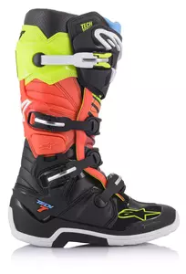 Alpinestars Tech 7 krosiniai/enduro batai juodi/gelsvi/raudoni 10-6