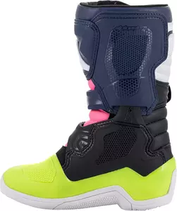 Alpinestars Tech 3S Παιδικό παπούτσι cross/enduro fluo κίτρινο/μαύρο/ροζ/πράσινο 10-2