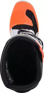 Alpinestars Tech 7S Ifjúsági cross/enduro cipő narancs/fehér/fekete 6-3