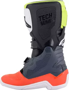 Alpinestars Tech 7S cipele za cross/enduro za mlade crne/sive/crvene/žute 2-3