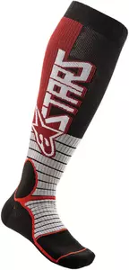 Alpinestars MX Pro Socken schwarz/rot M-1