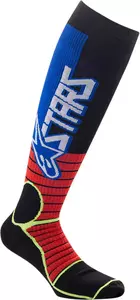 Alpinestars MX Pro ponožky černá/červená/modrá L-1
