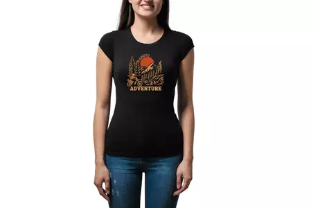 Koszulka damska T-shirt Adventure z logo Gmoto L
