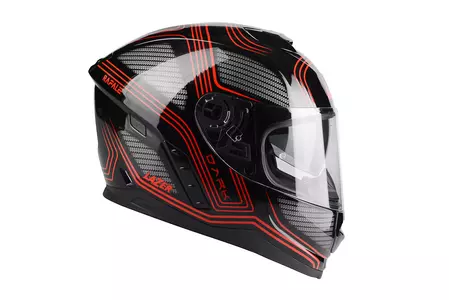 Lazer Rafale Evo Darkside capacete integral de motociclista preto vermelho L-2