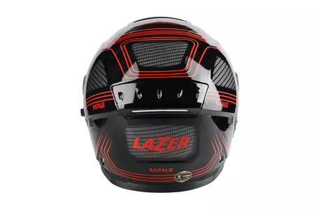 Lazer Rafale Evo Darkside capacete integral de motociclista preto vermelho M-4