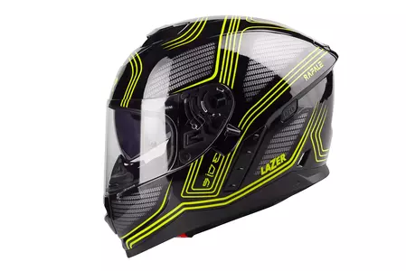 Lazer Rafale Evo Darkside capacete integral de motociclista preto amarelo L-3