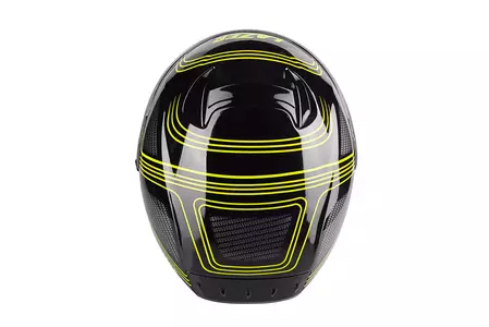 Lazer Rafale Evo Darkside capacete integral de motociclista preto amarelo L-5