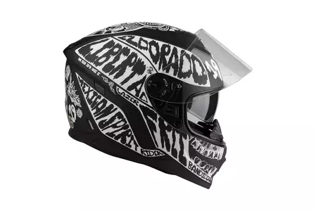 Lazer Rafale Evo Mexicana capacete integral de motociclista preto fluo L-2