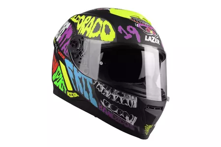 Lazer Rafale Evo Mexicana capacete integral de motociclista preto multicolor S-1