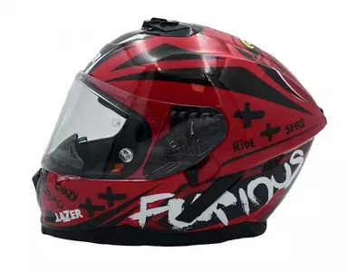 Lazer Rafale Evo Oni červená černá 2XL integrální helma na motorku-1