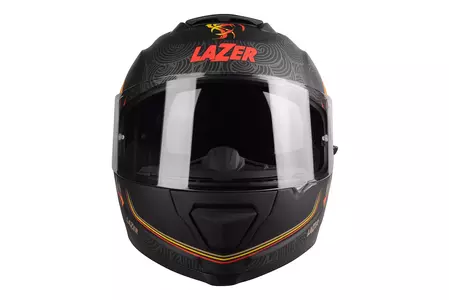 Lazer Rafale Evo Phoenix capacete integral de motociclista preto amarelo vermelho L-2