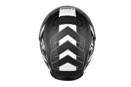 Lazer Rafale Evo Roadtech capacete integral de motociclista preto branco mate L-5