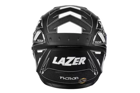 Lazer Rafale Evo Roadtech capacete integral de motociclista preto branco mate XL-4