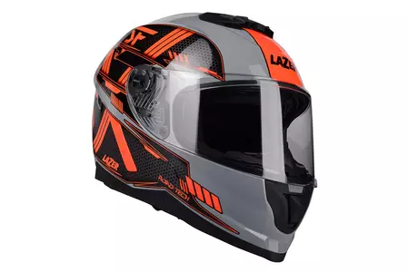 Lazer Rafale Evo Roadtech capacete integral de motociclista cinzento vermelho mate L-1