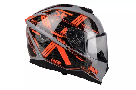 Lazer Rafale Evo Roadtech capacete integral de motociclista cinzento vermelho mate L-2