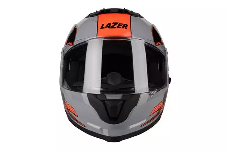 Lazer Rafale Evo Roadtech capacete integral de motociclista cinzento vermelho mate L-3