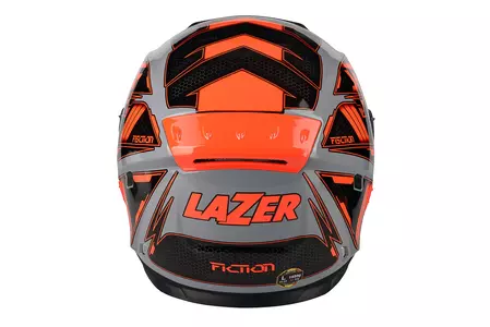 Lazer Rafale Evo Roadtech capacete integral de motociclista cinzento vermelho mate L-4