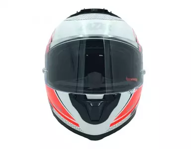 Motociklistička kaciga za cijelo lice Lazer Rafale SR Evo Pixel bijela crna crvena L-2
