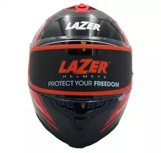 Lazer Vertigo Evo Pixel Mørk sort rød 2XL integreret motorcykelhjelm-4