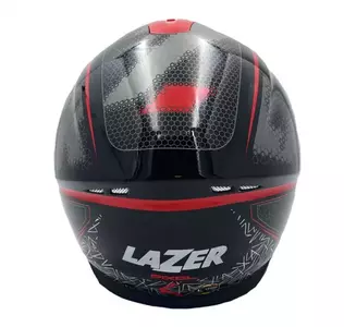 Lazer Vertigo Evo Pixel Mørk sort rød 2XL integreret motorcykelhjelm-5