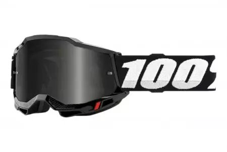 Brýle na motorku 100% Procento model Accuri 2 Sand barva černá tónovaná skla-1