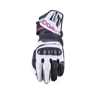 Five RFX Sport Дамски ръкавици за мотоциклет бели и розови 11 - 822037811