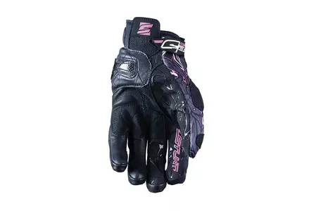 Дамски ръкавици за мотоциклет Five Stunt Evo Replica Lady flower pink 10-2