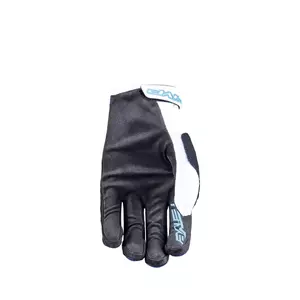 Cinco guantes de moto MXF-3 azules y blancos 10-2