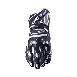 Five RFX-1 ръкавици за мотоциклет черно-бели 10-1