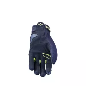 Cinque guanti da moto RS-3 Evo Airflow nero/giallo fluo 10-2