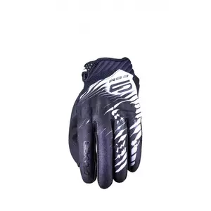 Cinque guanti da moto con teschio RS-3 Evo in bianco e nero 13 - 222241913