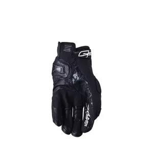 Cinque guanti da moto Stunt Evo bianco e nero 7-2